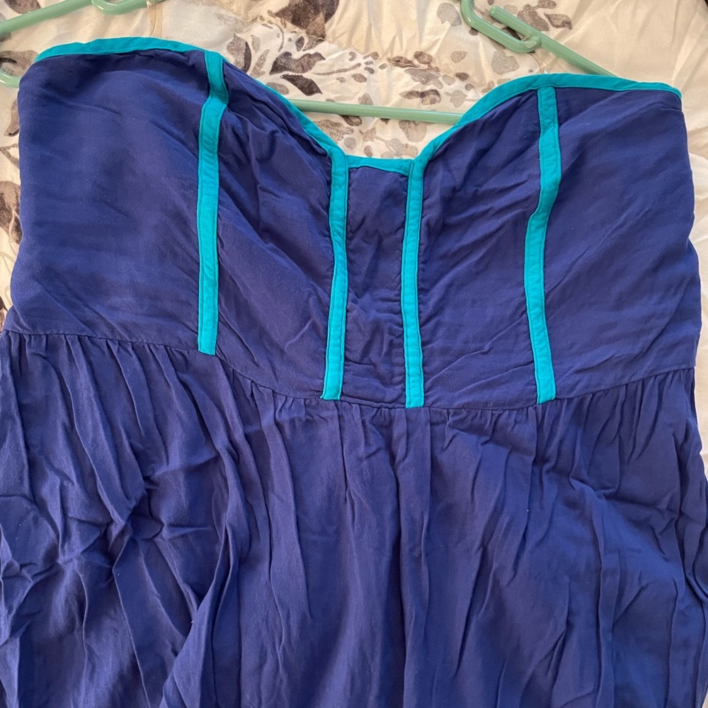 High low cuteee strapless dress